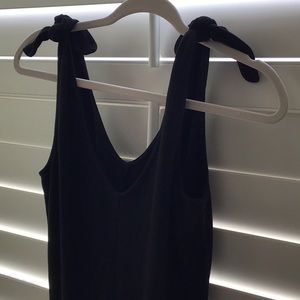 Black knit jumpsuit.  Organic cotton! Size small.